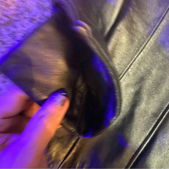 Pamela McCoy 100% Leather Jacket - Picture 7 of 12